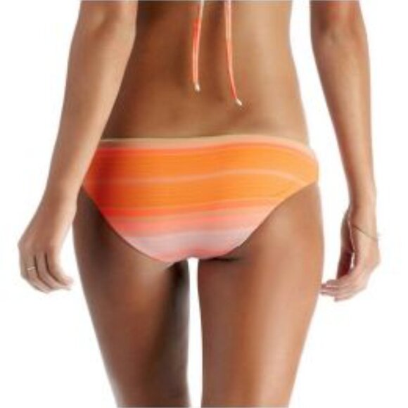 Vitamin A Swimsuit Giselle Hipster Bikini Bottom in St. Maarten Stripe - Picture 2 of 2